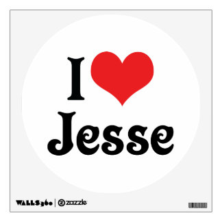 I Love Jesse Wall Decal