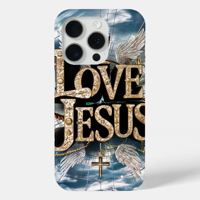 I Love Jesus #4 Case-Mate iPhone Case (Back)
