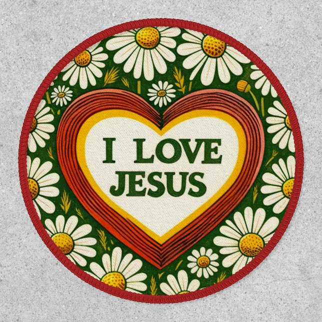 I Love Jesus and Jesus loves You                   Patch (Front)