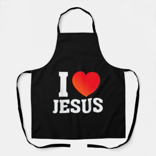 I Love Jesus Apron