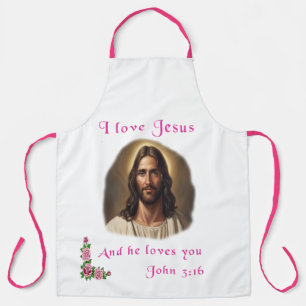 I love Jesus Apron