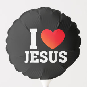 I Love Jesus Balloon