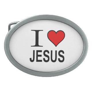 I Love Jesus Belt Buckle