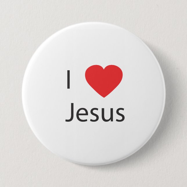 I love Jesus Button (Front)