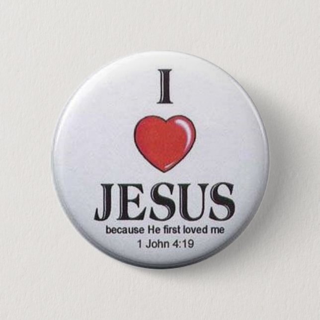 I Love Jesus Buttons (Front)