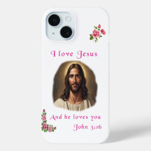 I love Jesus iPhone 15 Case