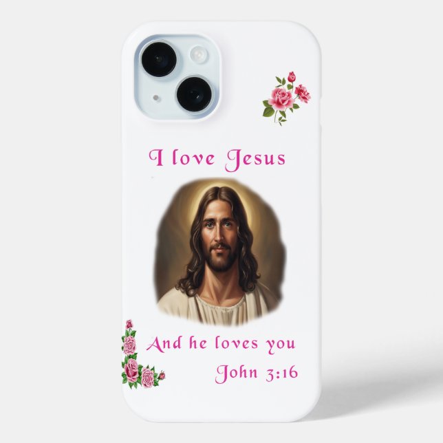 I love Jesus Case-Mate iPhone Case (Back)