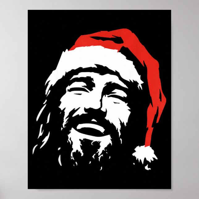 I Love Jesus Christmas Green  Poster (Front)