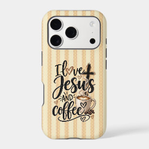 I love Jesus & coffee iPhone 17 Pro Case