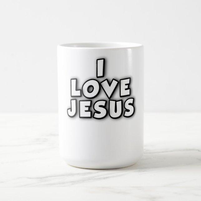 I Love Jesus Coffee Mug (Center)