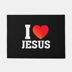 I Love Jesus Doormat