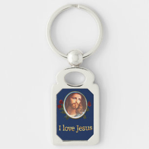I love Jesus gifts Keychain