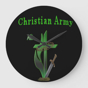 I love Jesus gifts Large Clock