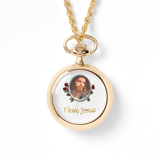 I love Jesus gifts Watch (Front)