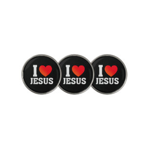 I Love Jesus Golf Ball Marker