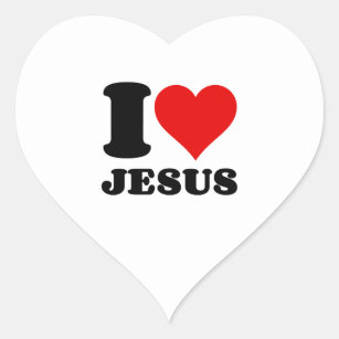 I Love Jesus Stickers - 100% Satisfaction Guaranteed | Zazzle