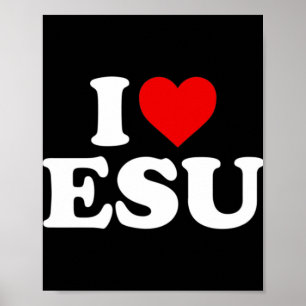 I Love Jesus - Heart T-ShirtFeatures a red heart. Poster