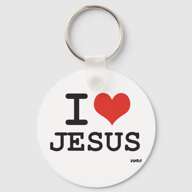 I love Jesus Keychain (Front)