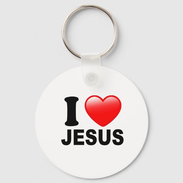 I Love Jesus Keychain (Front)