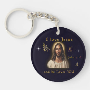 I love Jesus Keychain