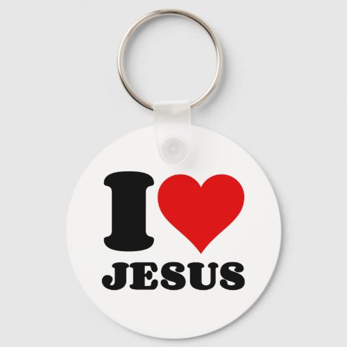 I LOVE JESUS KEYCHAIN