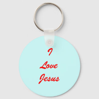 I Love Jesus Keychain