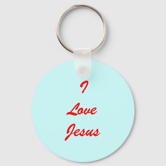 I Love Jesus Keychain (Front)