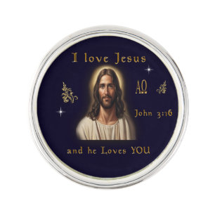 I love Jesus Lapel Pin