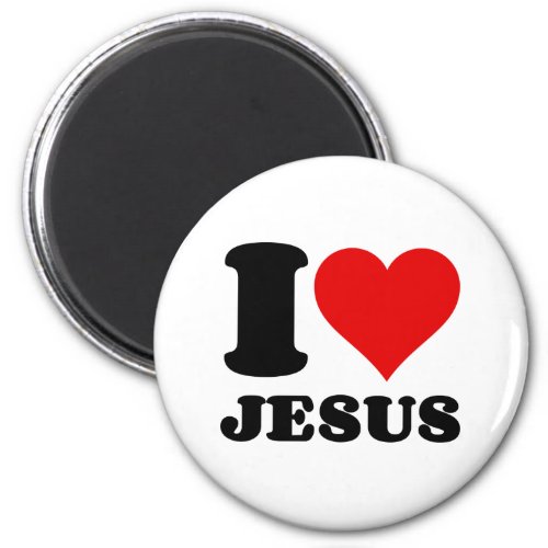 I LOVE JESUS MAGNET