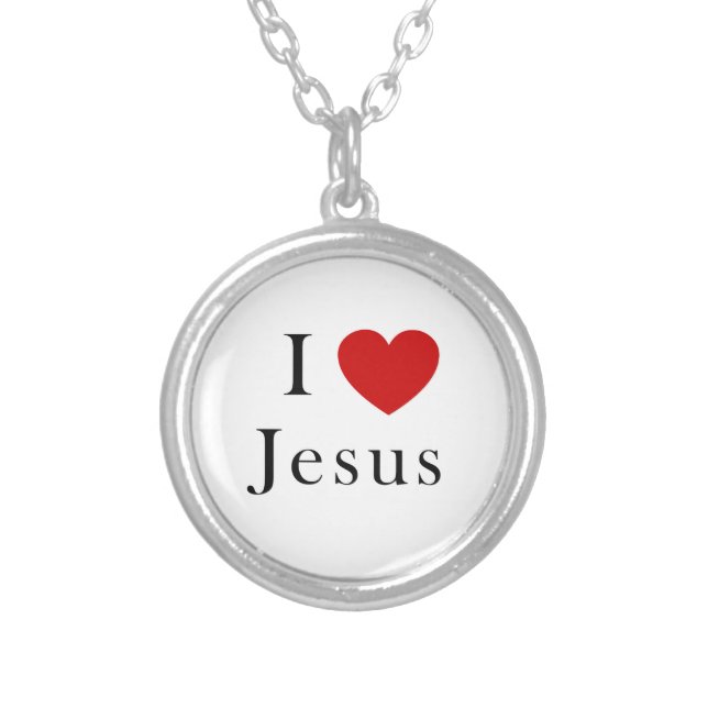 I love Jesus Necklace (Front)