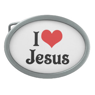 I love Jesus Belt Buckle 