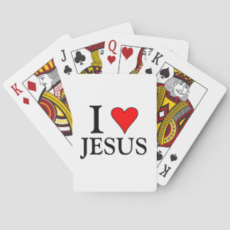 I love Jesus Poker Cards