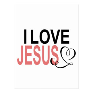 I Love Jesus Postcards | Zazzle