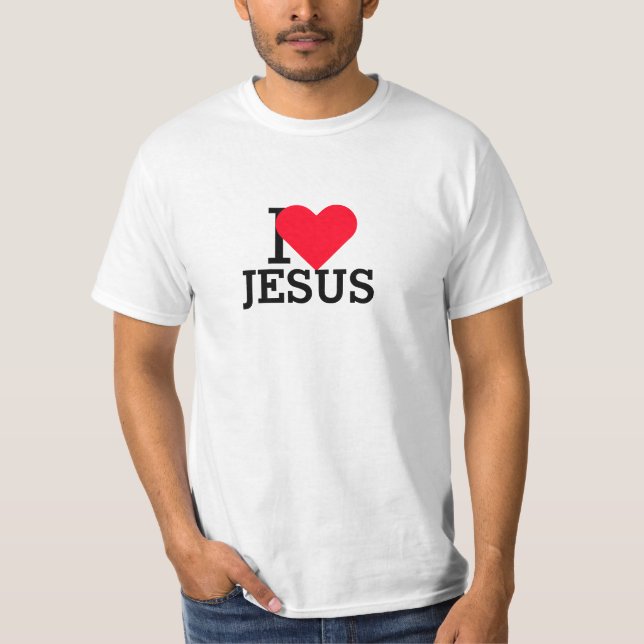 I Love Jesus T-Shirt (Front)