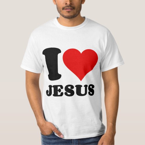 I LOVE JESUS T_Shirt