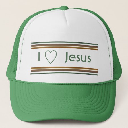 I Love Jesus Trucker Hat
