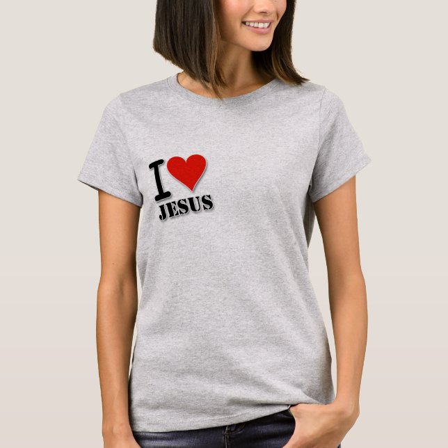 I Love Jesus Women's T-shirt (Front)