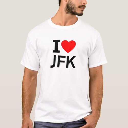 I love JFK T_Shirt