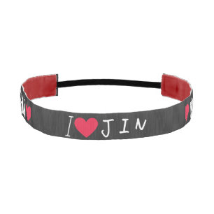I Love Jin Concert T-Shirt Athletic Headband
