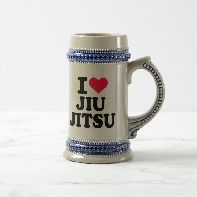 I love Jiu Jitsu Beer Stein (Right)