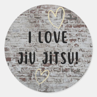 I love Jiu Jitsu sticker 
