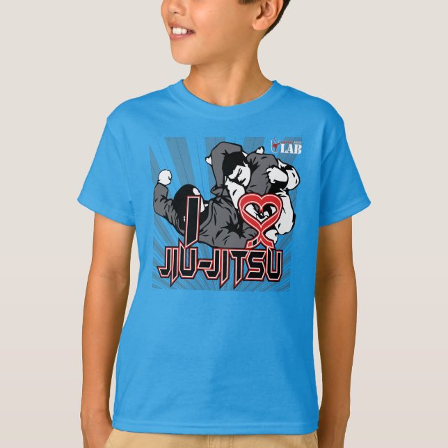 I Love Jiu-Jitsu T-Shirt (Front)