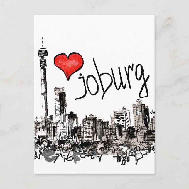 I love Joburg Postcard (Front)