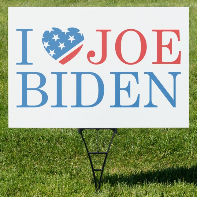 I Love Joe Biden Sign (Insitu)
