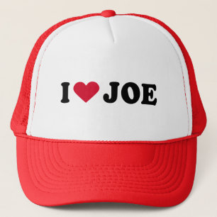 I LOVE JOE TRUCKER HAT