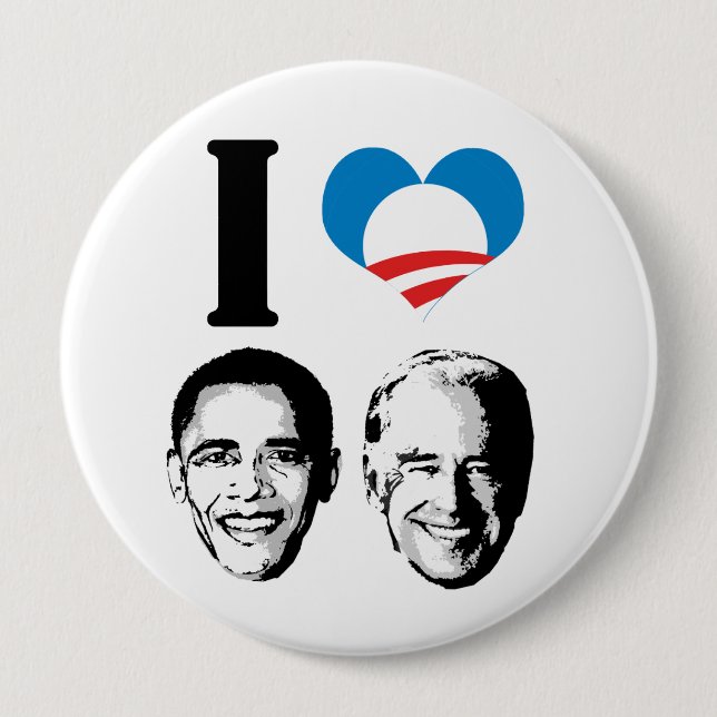 I Love Joebama Pinback Button (Front)