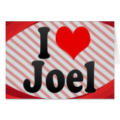 I love Joel (Front Horizontal)