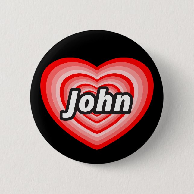 I love John Button (Front)