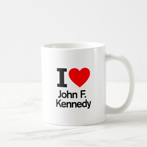 I Love John F Kennedy Coffee Mug