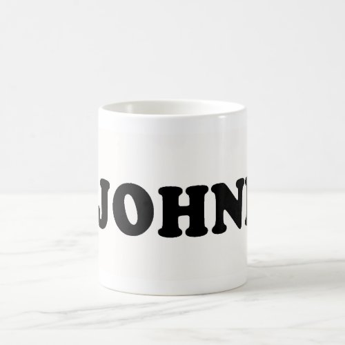 I LOVE JOHNNY COFFEE MUG